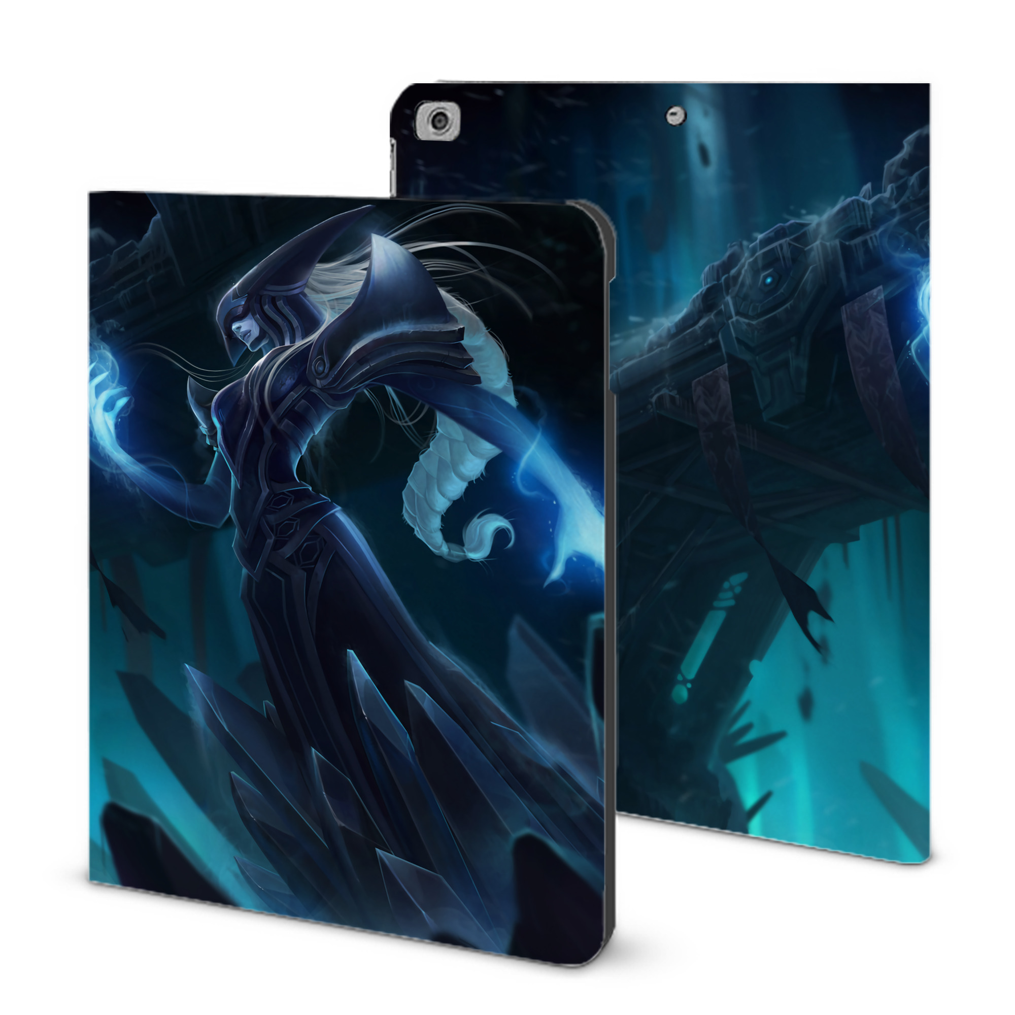 （画像用） リーグ・オブ・レジェンド League of Legends LOL IPad ケース ブック型 PUレザー TPU 耐衝撃 軽量 薄型 ペン収納なし 全面保護 IPad 各モデル対応